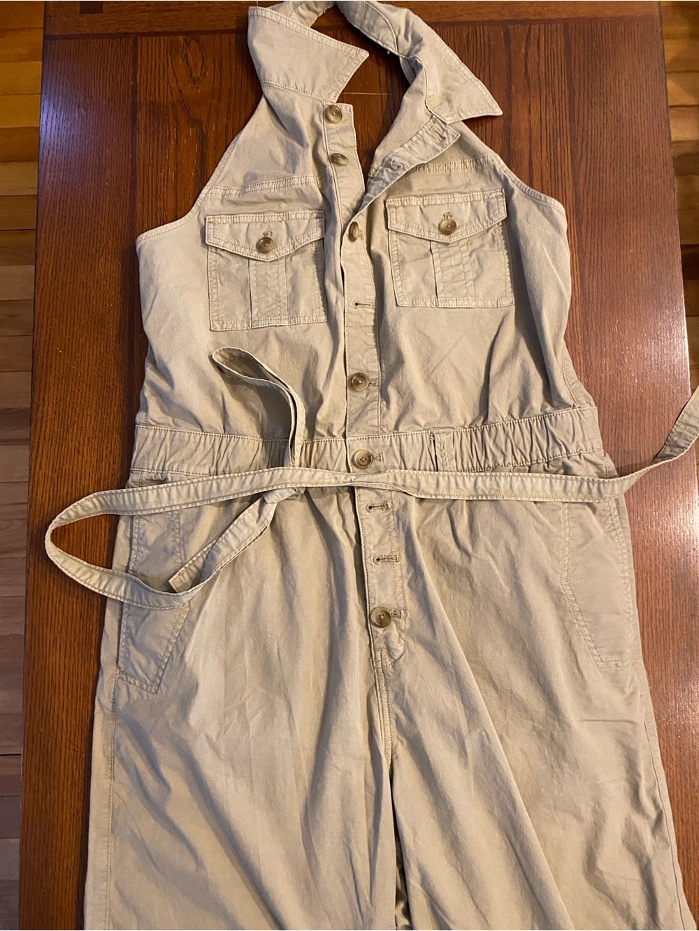 American Eagle Outfitters Olive Utility Jumpsuit